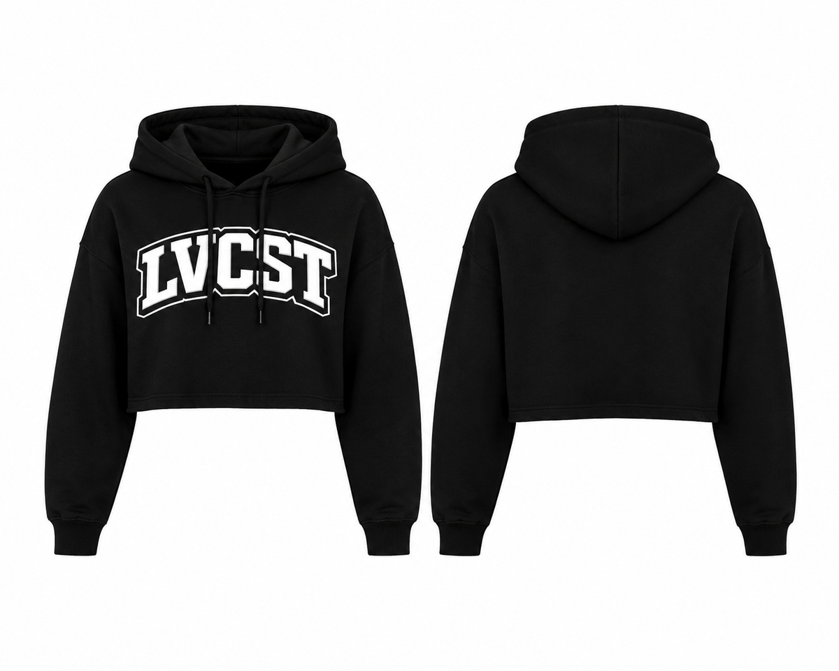 LVCST Women's Signature Crop Hoodie